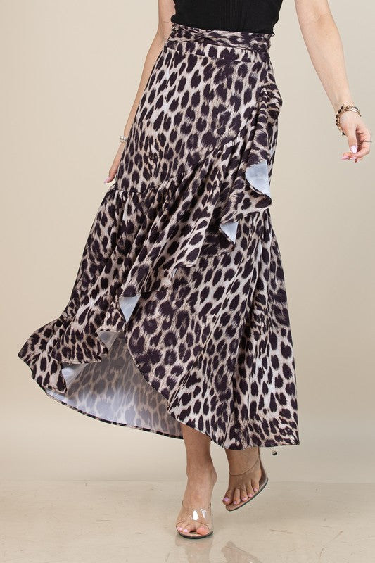 Animal Wrap Around Skirt