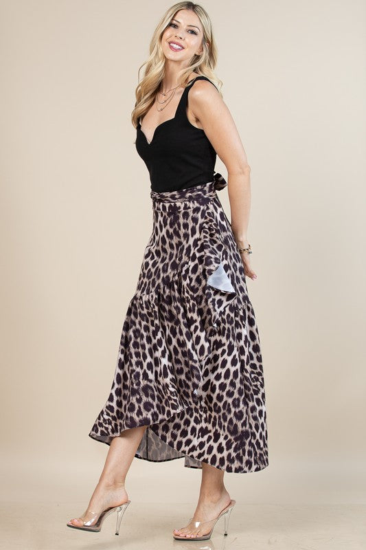 Animal Wrap Around Skirt