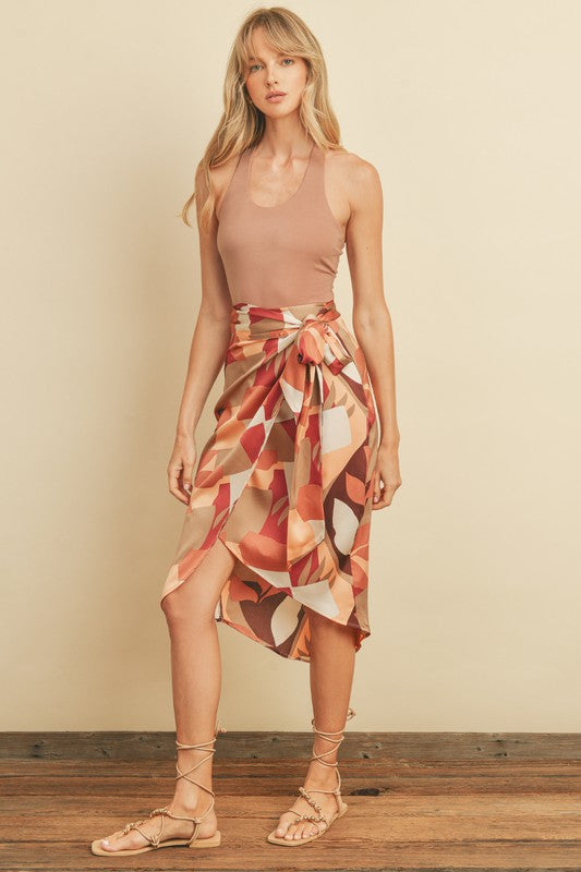 Thea Wrap Skirt