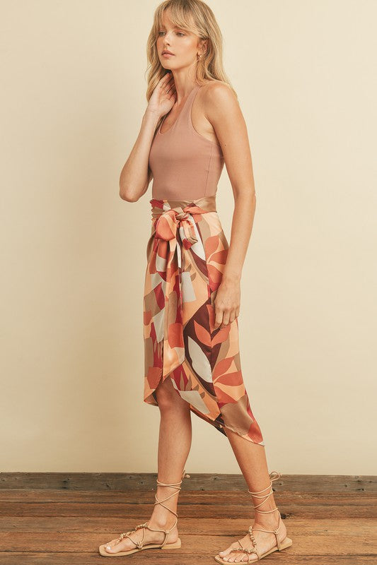 Thea Wrap Skirt